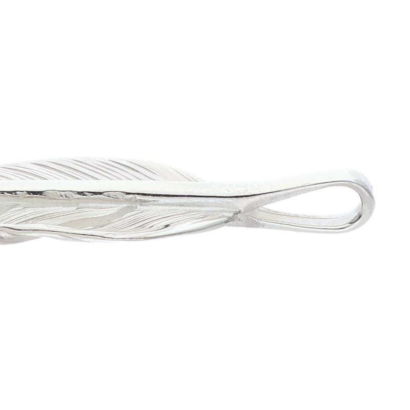 L flight feather 01 Silver Flight Feather Size ONE SIZE