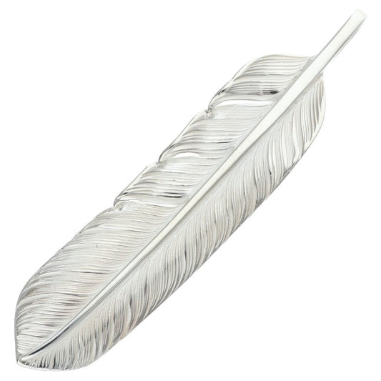 L flight feather 02 Silver Flight Feather Size ONE SIZE