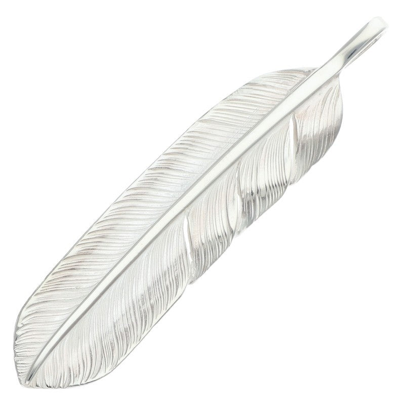 L flight feather 02 Silver Flight Feather Size ONE SIZE