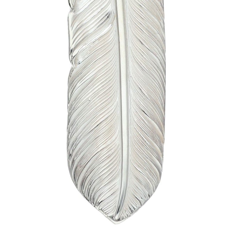 L flight feather 02 Silver Flight Feather Size ONE SIZE
