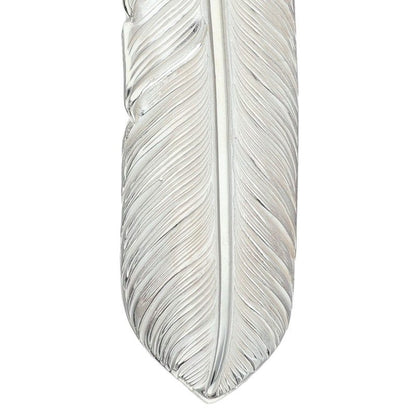 L flight feather 02 Silver Flight Feather Size ONE SIZE