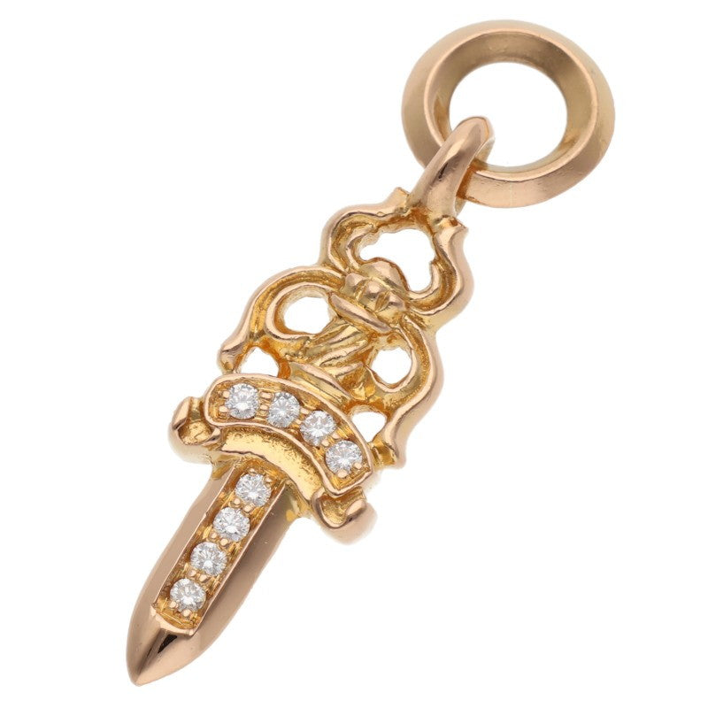 Chrome Hearts 22K #5 Dagger Charm Pave Diamond Size ONE SIZE