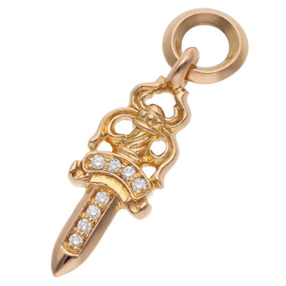 Chrome Hearts 22K #5 Dagger Charm Pave Diamond Size ONE SIZE