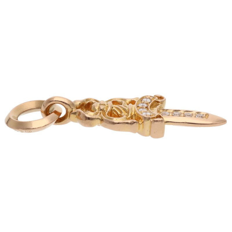 Chrome Hearts 22K #5 Dagger Charm Pave Diamond Size ONE SIZE