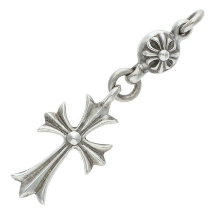 Chrome Hearts 1B Tiny CH Cross Charm Silver
