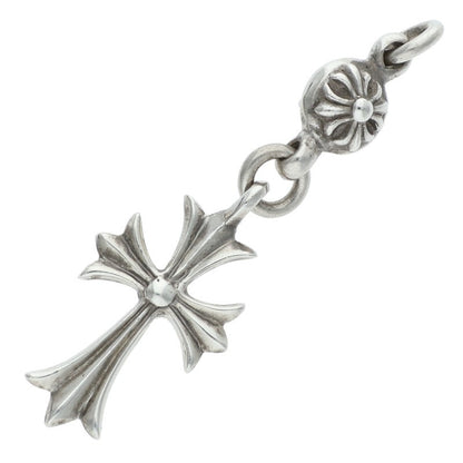 Chrome Hearts 1B Tiny CH Cross Charm Silver