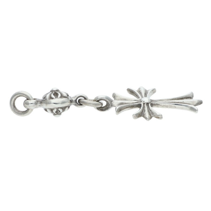 Chrome Hearts 1B Tiny CH Cross Charm Silver