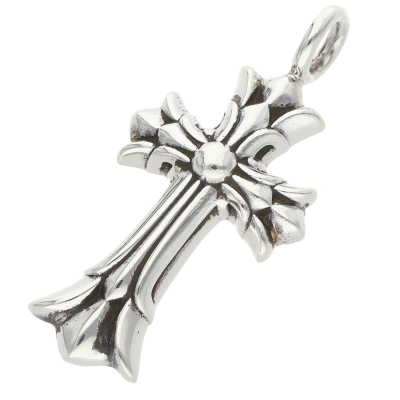 Chrome Hearts DBL CH Cross Charm Silver 925 Size ONE SIZE