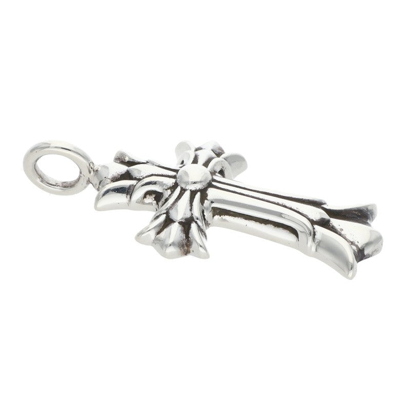 Chrome Hearts DBL CH Cross Charm Silver 925 Size ONE SIZE