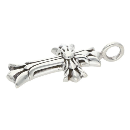 Chrome Hearts DBL CH Cross Charm Silver 925 Size ONE SIZE