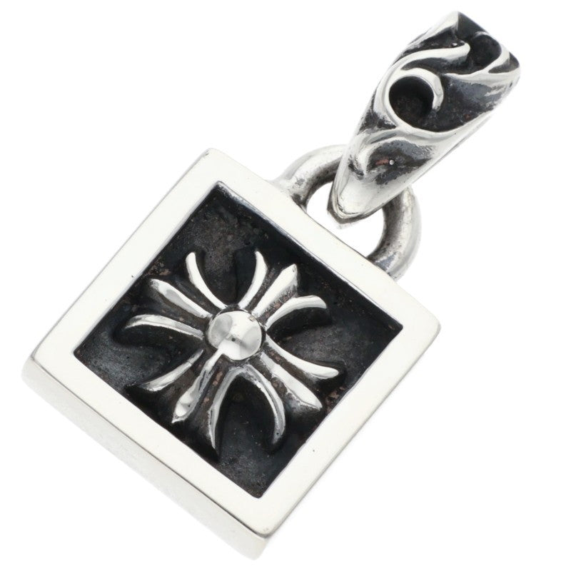 Chrome Hearts Framed CH Plus Charm Silver 925