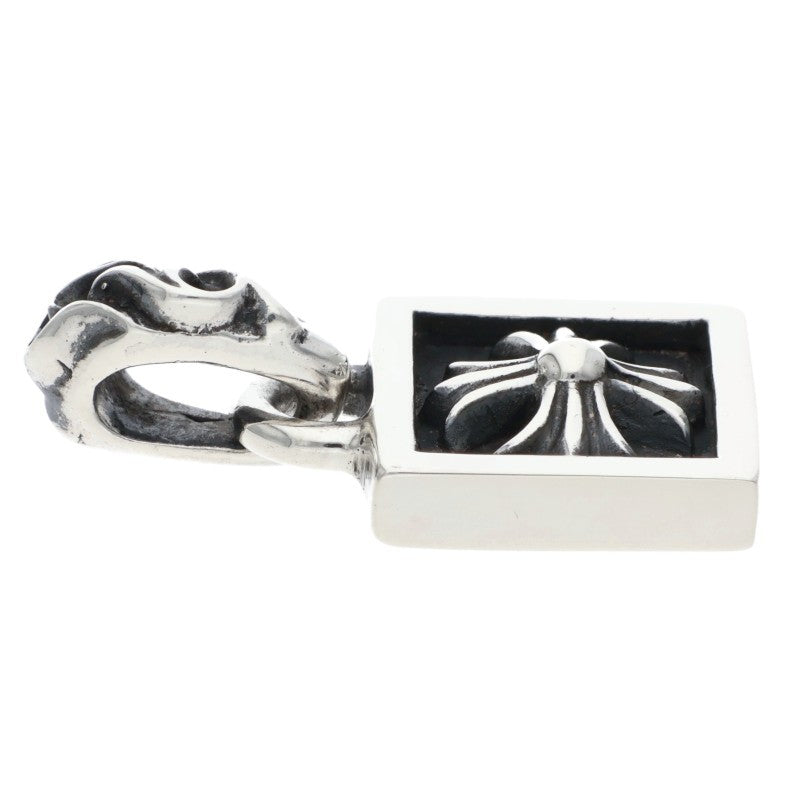 Chrome Hearts Framed CH Plus Charm Silver 925