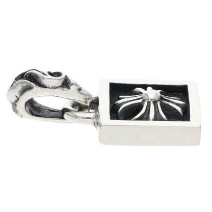 Chrome Hearts Framed CH Plus Charm Silver 925