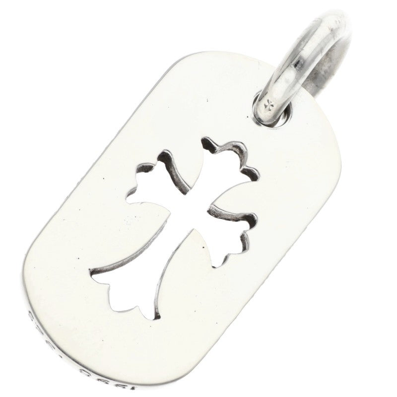 Chrome Hearts Cut Out Cross Small Dog Tag Size ONE SIZE