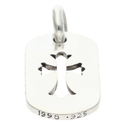 Chrome Hearts Cut Out Cross Small Dog Tag Size ONE SIZE