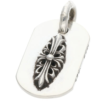 Chrome Hearts Raised Dog Tag Silver 925 Size ONE SIZE