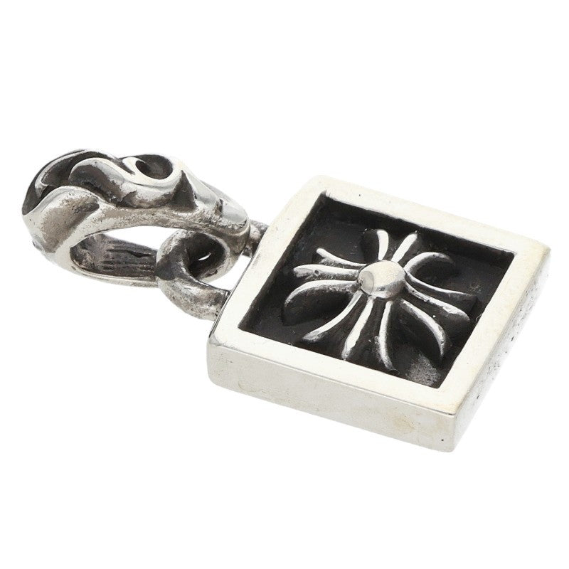 Chrome Hearts Framed CH Plus Charm Silver 925