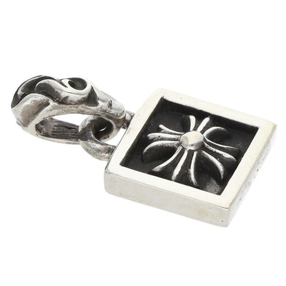 Chrome Hearts Framed CH Plus Charm Silver 925