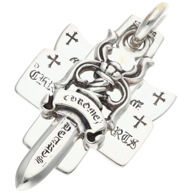 Chrome Hearts Three Trinkets Pendant Sterling Size ONE SIZE