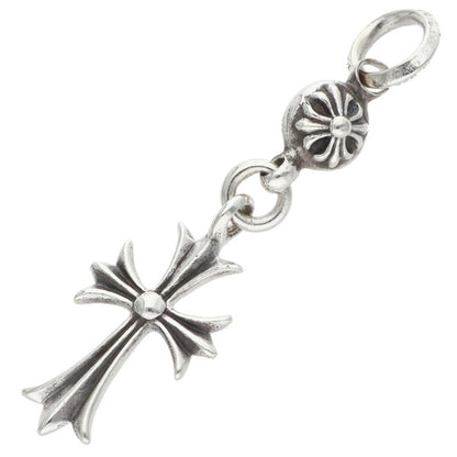 Chrome Hearts 1 Ball Tiny CH Cross Charm .925 Size ONE SIZE