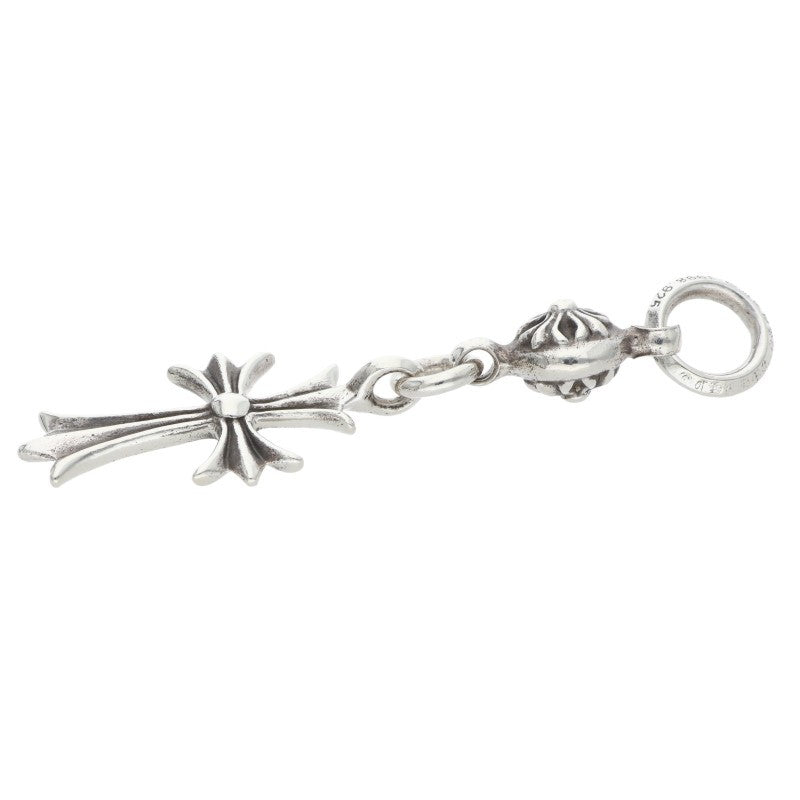 Chrome Hearts 1 Ball Tiny CH Cross Charm .925 Size ONE SIZE