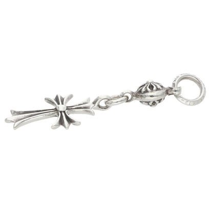 Chrome Hearts 1 Ball Tiny CH Cross Charm .925 Size ONE SIZE