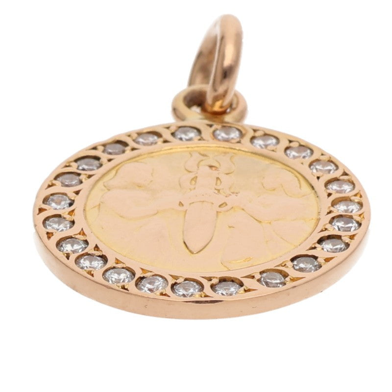 Chrome Hearts 22K Pave Diamond Angel Medal
