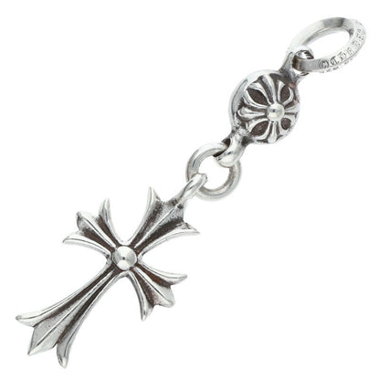 Chrome Hearts 1 Ball Tiny CH Cross Charm .925 Size Silver