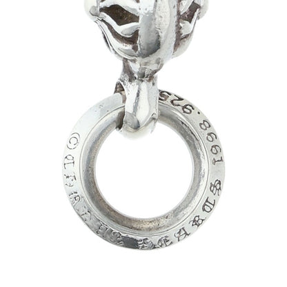Chrome Hearts 1 Ball Tiny CH Cross Charm .925 Size Silver