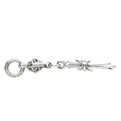 Chrome Hearts 1 Ball Tiny CH Cross Charm .925 Size Silver
