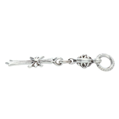 Chrome Hearts 1 Ball Tiny CH Cross Charm .925 Size Silver