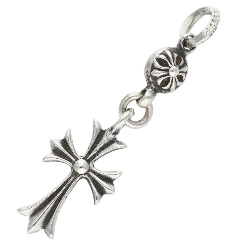 Chrome Hearts 1 Ball Tiny CH Cross Charm .925