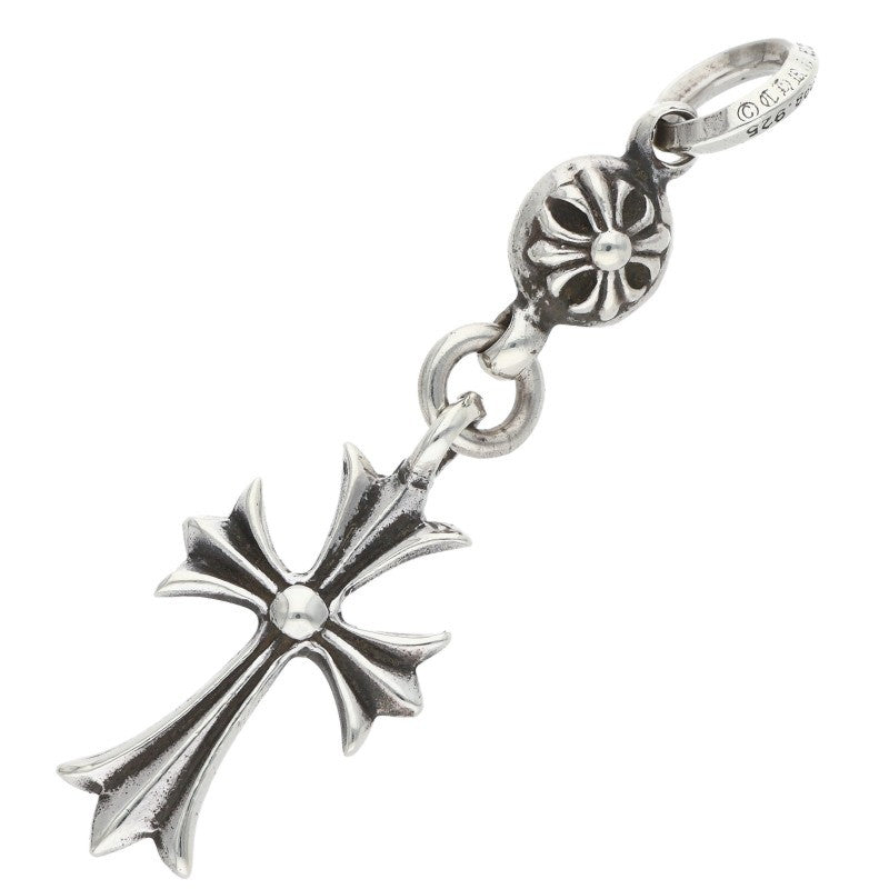 Chrome Hearts 1 Ball Tiny CH Cross Charm .925