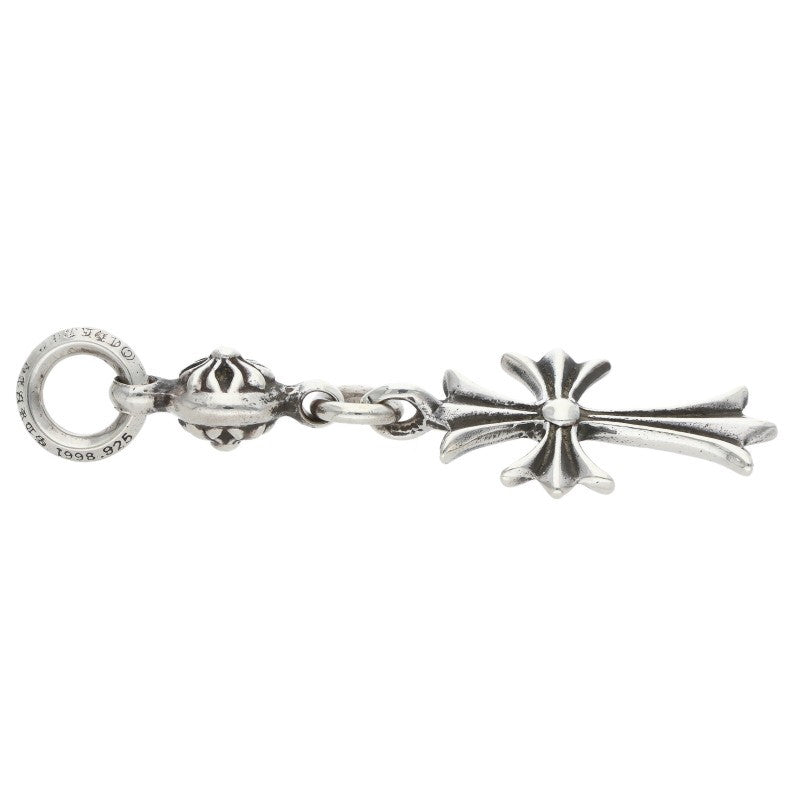 Chrome Hearts 1 Ball Tiny CH Cross Charm .925
