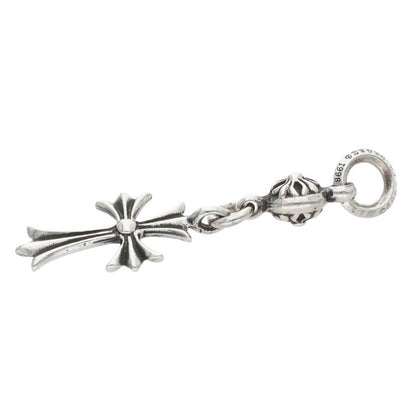Chrome Hearts 1 Ball Tiny CH Cross Charm .925