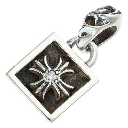 Chrome Hearts Framed CH Plus 1 Diamond Charm Size ONE SIZE