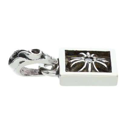 Chrome Hearts Framed CH Plus 1 Diamond Charm Size ONE SIZE