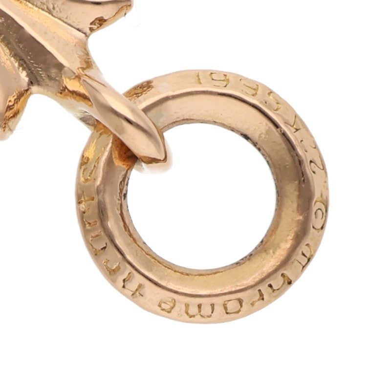 Chrome Hearts 22K Tiny CH Cross Old Charm YG Size ONE SIZE