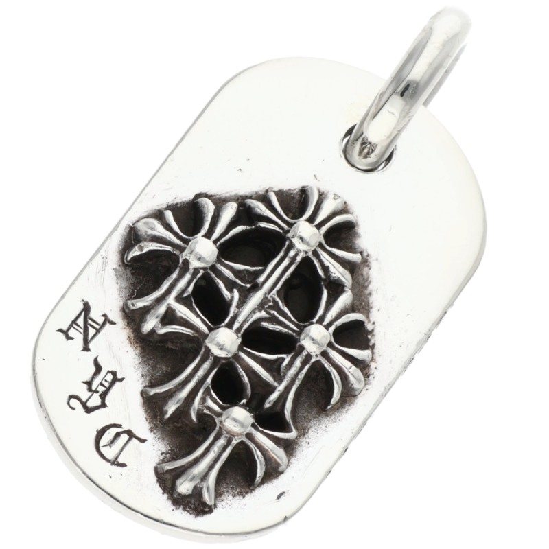 Chrome Hearts NYC Ltd. Raised Dogtag Silver Size ONE SIZE