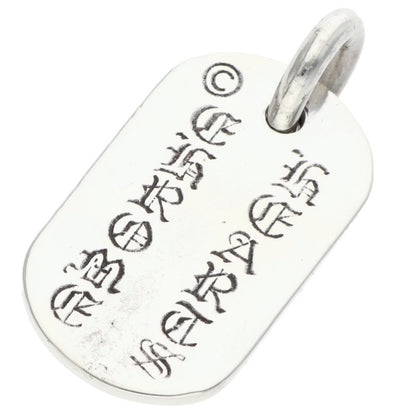 Chrome Hearts NYC Ltd. Raised Dogtag Silver Size ONE SIZE
