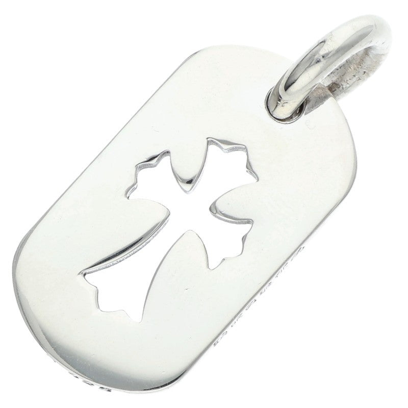 Chrome Hearts Cutout Cross Dog Tag Charm .925