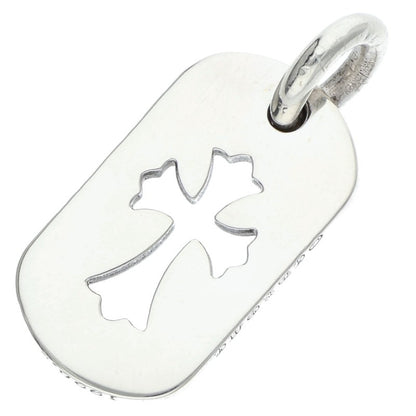Chrome Hearts Cutout Cross Dog Tag Charm .925