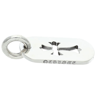 Chrome Hearts Cutout Cross Dog Tag Charm .925