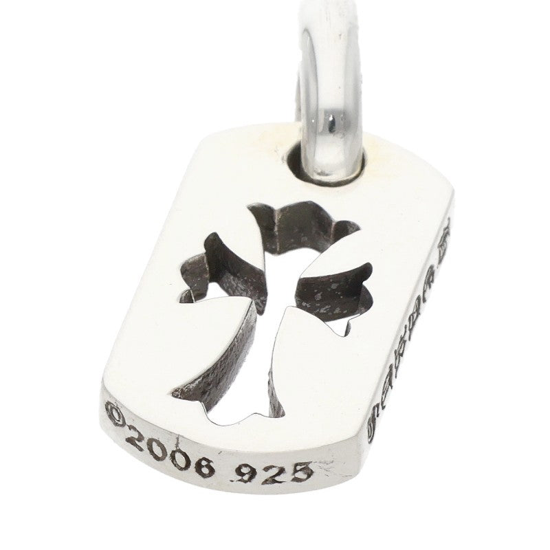 Chrome Hearts Tiny Cutout Cross Dog Tag .925 Size ONE SIZE