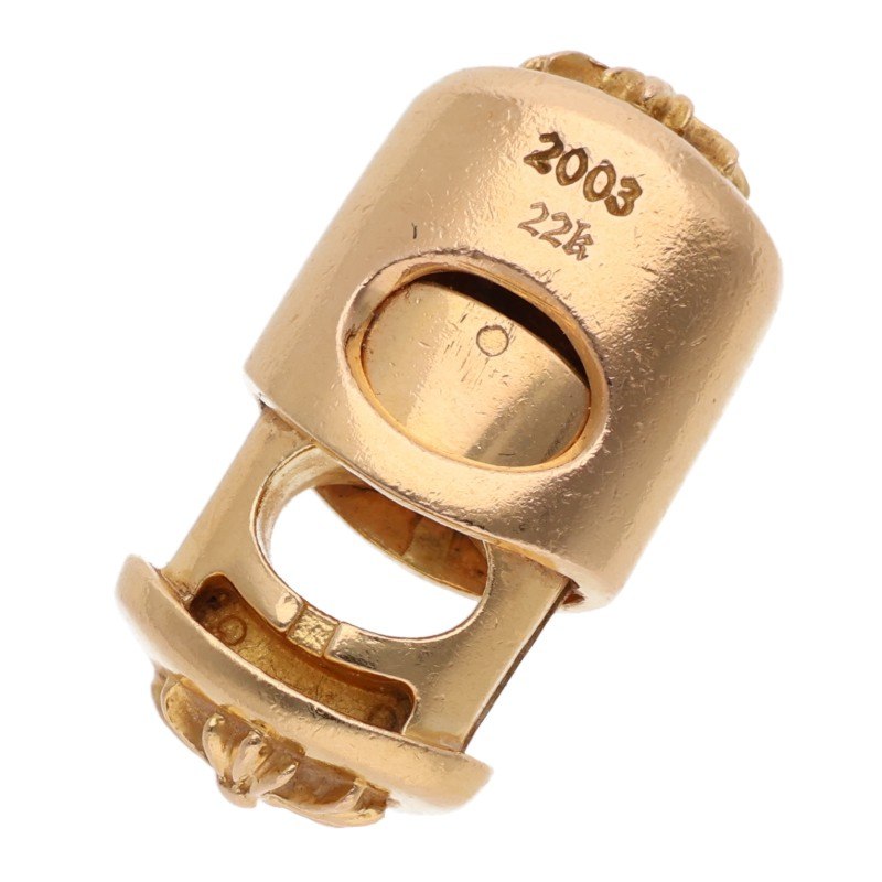 Chrome Hearts 22K Lace Stopper Yellow Gold