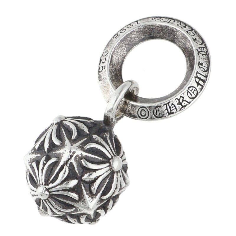 Chrome Hearts Pyramid Plus Ball Charm .925 Size ONE SIZE