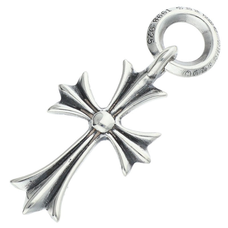 Chrome Hearts Tiny CH Cross Charm .925 Silver Size ONE SIZE