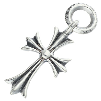 Chrome Hearts Tiny CH Cross Charm .925 Silver Size ONE SIZE