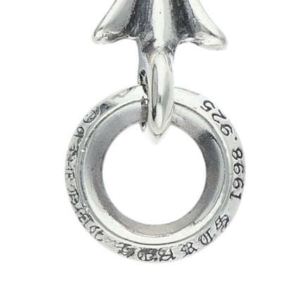 Chrome Hearts Tiny CH Cross Charm .925 Silver Size ONE SIZE