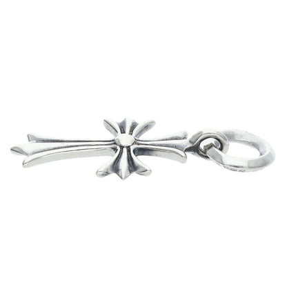 Chrome Hearts Tiny CH Cross Charm .925 Silver Size ONE SIZE